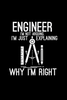 Paperback Engineer I'm right: 6x9 ENGINEER - blank with numbers paper - notebook - notes Book