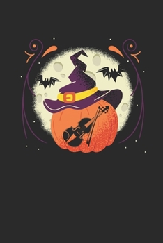 Paperback Halloween Violin: Blank Lined Notebook (6" x 9" - 120 pages) Halloween Themed Notebook for Gift / Daily Activity Journals / Diary Book