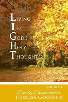 Paperback Living In God's Holy Thoughts, Devotional Book