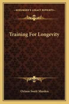 Paperback Training For Longevity Book