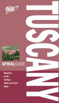 Spiral-bound AAA Spiral Guide Tuscany Book