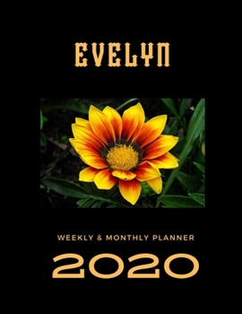 Paperback 2020 Weekly & Monthly Planner: Evelyn...This Beautiful Planner is for You-Reach Your Goals / Journal for Women & Teen Girls / Dreams Tracker & Goals Book