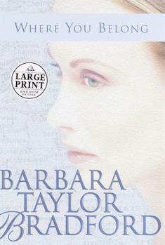 Hardcover Where You Belong (Random House Large Print) [Large Print] Book