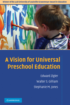 Hardcover A Vision for Universal Preschool Education Book