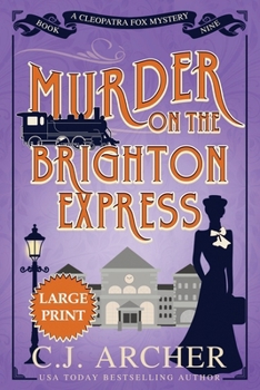 Paperback Murder on the Brighton Express: Large Print [Large Print] Book