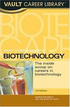 Paperback Vault Career Guide to Biotech Book