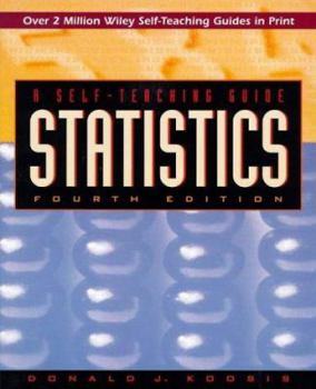 Paperback Statistics: A Self-Teaching Guide Book