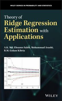 Hardcover Theory of Ridge Regression Estimation with Applications Book