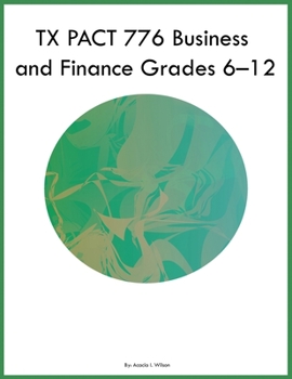Paperback TX PACT 776 Business and Finance Grades 6-12 Book
