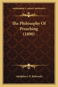 Paperback The Philosophy Of Preaching (1890) Book