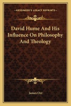 Paperback David Hume And His Influence On Philosophy And Theology Book