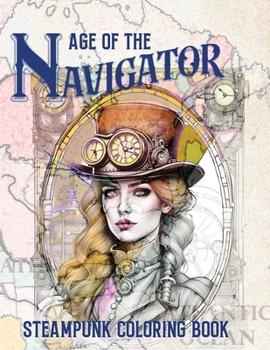 Paperback Age of the Navigator Steampunk Coloring Book