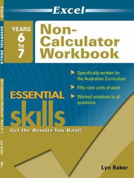 Paperback Excel Essential Skills - Non-Calculator Workbook Years 6-7 Book