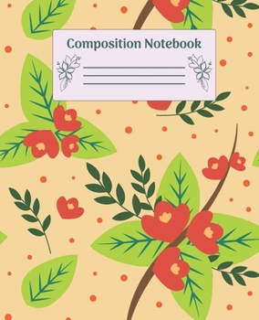 Paperback Composition Notebook: Wide Ruled Notebooks Paper - Composition Notebook (Diary, Journal) 7.5x9.25in 110 Pages Wide Ruled Notebooks Paper Book