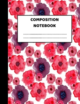 Composition Notebook: Wide Ruled Paper Notebook Journal | Nifty Wide Blank Lined Workbook for Teens Kids Students Girls for Home School College for Writing Notes | Cute Cactus 8.5 x 11, 110 pages