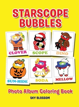 Hardcover Starscope Bubbles-Photo Album Coloring Book