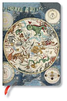 Diary Paperblanks Celestial Planisphere Early Cartography Hardcover Journals MIDI Lined Elastic Band 176 Pg 85 GSM Book