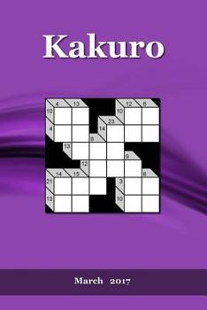 Paperback Kakuro: March 2017 Book