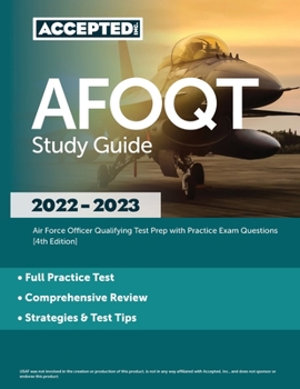 Paperback AFOQT Study Guide 2022-2023: Air Force Officer Qualifying Test Prep with Practice Exam Questions [4th Edition] Book