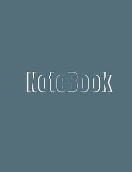 Paperback Notebook: Unlined Notebook - Large 8.5 x 11 inches - 120 Pages Book