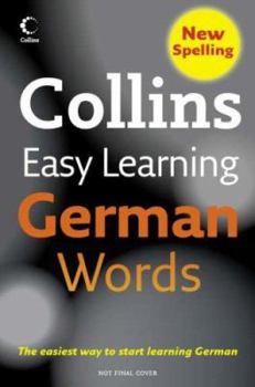 Paperback Collins Easy Learning German Words (English and German Edition) Book