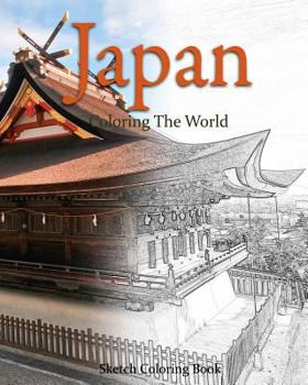 Paperback Japan Coloring the World: Sketch Coloring Book