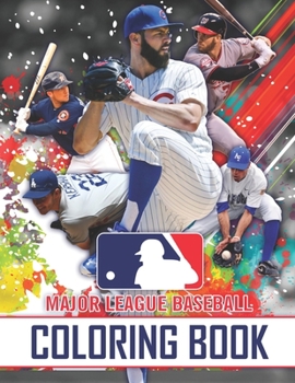 Paperback Major League Baseball Coloring Book: 32 Exclusive Illustrations Book