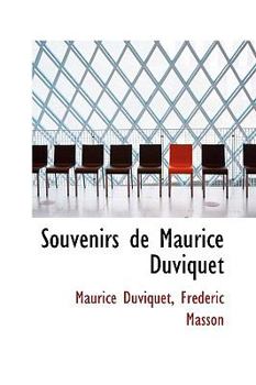 Paperback Souvenirs de Maurice Duviquet Book
