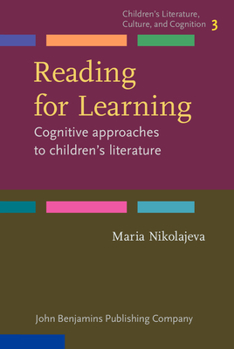 Hardcover Reading for Learning: Cognitive Approaches to Children's Literature Book
