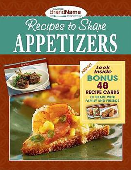 Hardcover Recipes to Share Appetizers Book