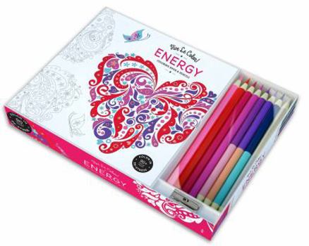 Paperback Vive Le Color! Energy: Color Therapy Kit [With Pens/Pencils] Book