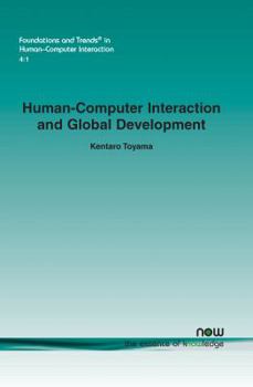 Paperback Human-Computer Interaction and Global Development Book