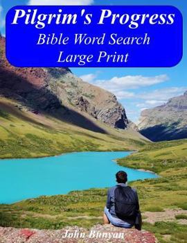 Paperback Pilgrim's Progress Bible Word Search Large Print [Large Print] Book