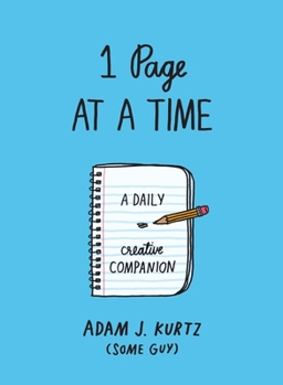 Paperback 1 Page at a Time (Blue): A Daily Creative Companion Book