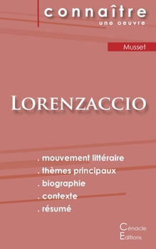 Paperback Fiche de lecture Lorenzaccio de Albert de Musset (analyse littéraire de référence et résumé complet) [French] Book