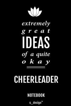 Paperback Notebook for Cheerleaders / Cheerleader: awesome handy Note Book [120 blank lined ruled pages] Book