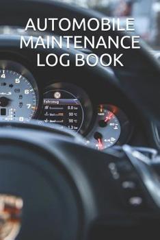 Paperback Automobile Maintenance Log Book
