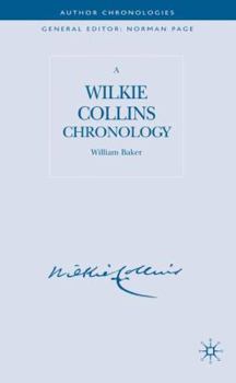 Hardcover A Wilkie Collins Chronology Book