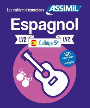Paperback Espagnol lv2 collège 5e (cahier d'exercices) [French] Book