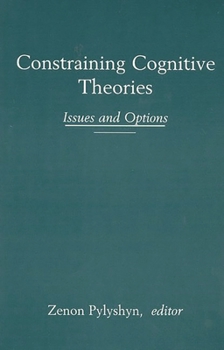 Paperback Constraining Cognitive Theories: Issues and Options Book