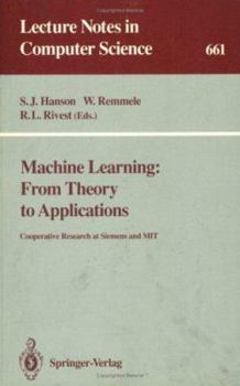 Paperback Machine Learning: From Theory to Applications: Cooperative Research at Siemens and Mit Book