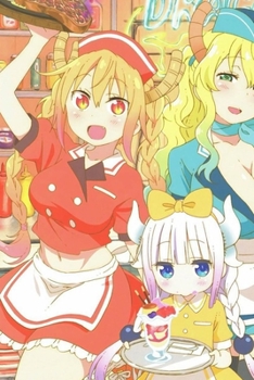 Journal: Dragon Maid Soft Glossy Cover Journal Lined Pages Book 6 x 9 Inches 110 Pages