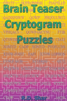 Paperback Brain Teaser Cryptogram Puzzles Book