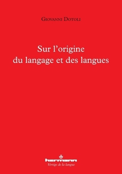 Paperback Sur l'origine du langage et des langues [French] Book