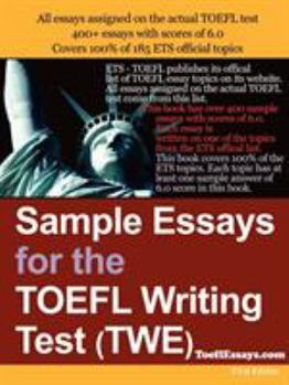 Paperback Sample Essays for the TOEFL Writing Test (Twe) Book