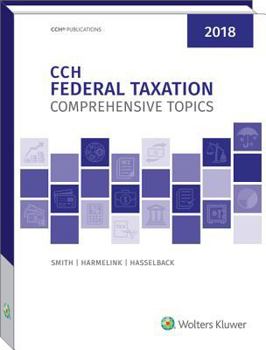 Paperback Federal Taxation: Comprehensive Topics (2018) Book