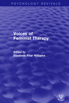 Paperback Voices of Feminist Therapy Book