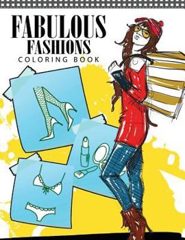 Paperback Fabulous Fashions coloring Book: 1960s Fashion Coloring Book for Adults Book