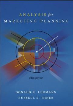 Paperback Analysis for Marketing Planning Book