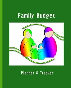 Paperback Family Budget Planner & Tracker: Budget planner and spending tracker, expenses records, goal setting management. Monthly overviews with weekly spendin Book